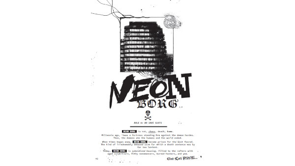 Neon Borg [session with the designer]